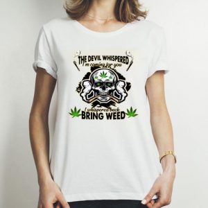 Nice Skull Weed I’m Blunt Because God Rolled Me That Way Shirt