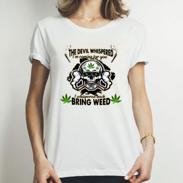 Nice Skull Weed I’m Blunt Because God Rolled Me That Way Shirt
