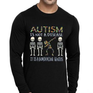 Hot Autism Is Not A Disease Autism Skeleton Awareness shirt