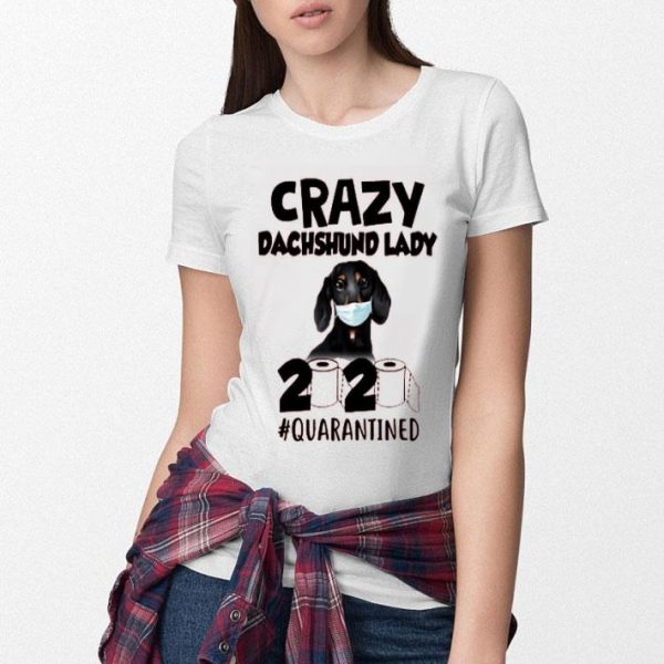 Nice Crazy Dachshund Lady 2020 shirt
