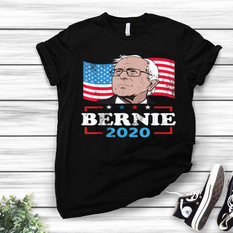 Bernie 2020 Sanders America Flag President USA Women And Men Shirt