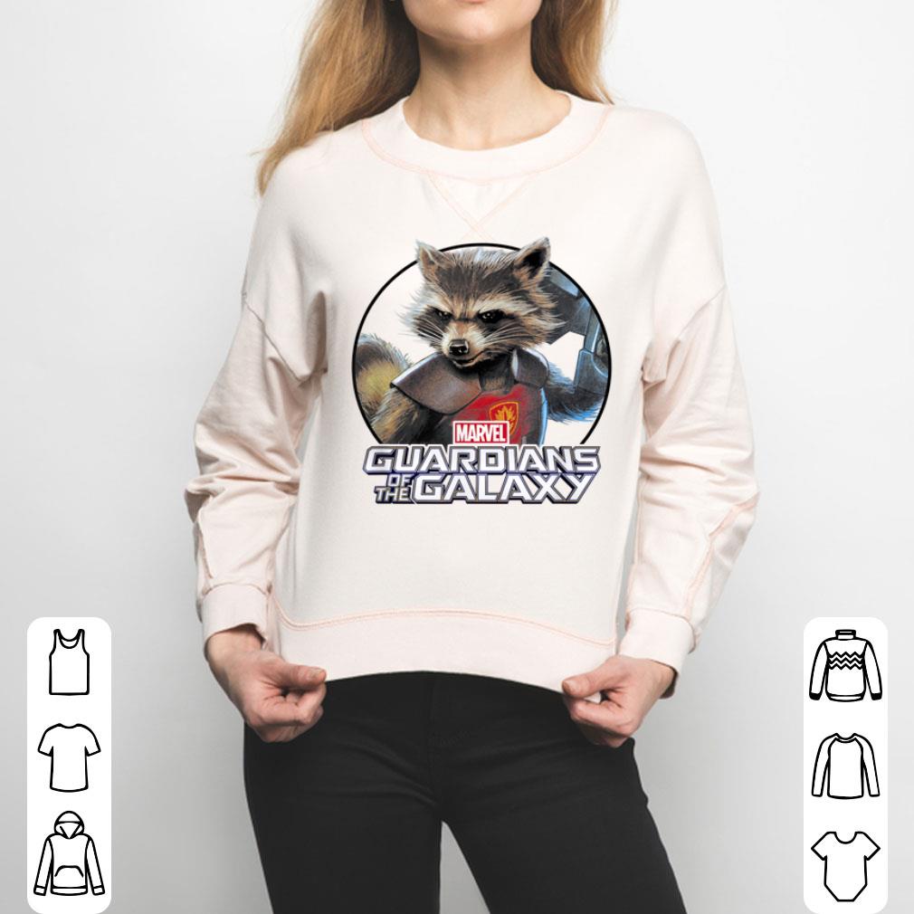 Rocket Guardians of the Galaxy Circle Graphic Shirt