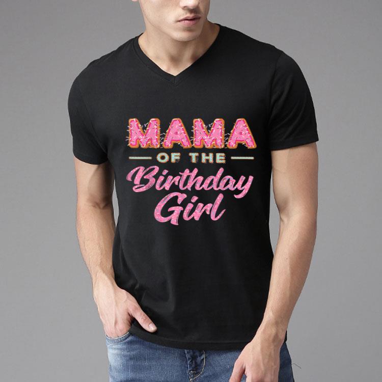 Cute Donut Mama Birthday Girl Sweet Family Donut Bday Shirt