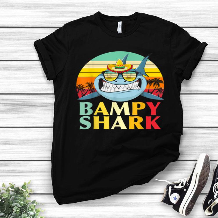 Bampy Shark Gifts for Grandad from Grandchildren Shirt