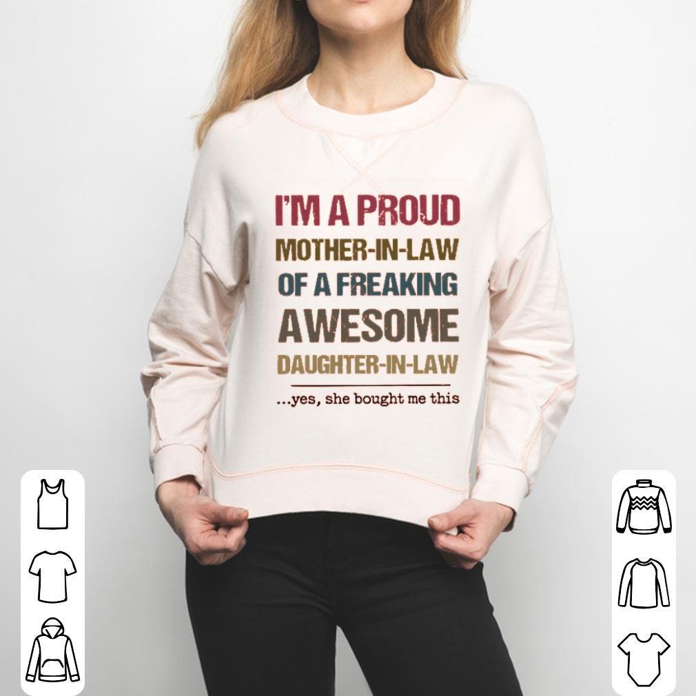 I’m A Proud Mother In Law Of A Freaking Awesome Shirt