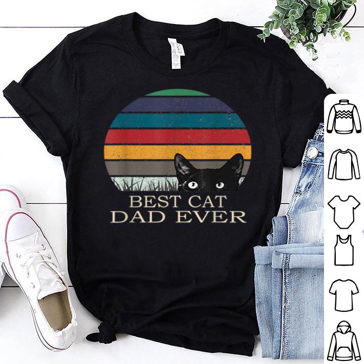 Best Cat Dad Ever Vintage Shirt
