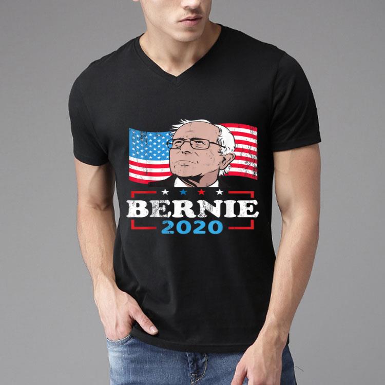 Bernie 2020 Sanders America Flag President USA Women And Men Shirt