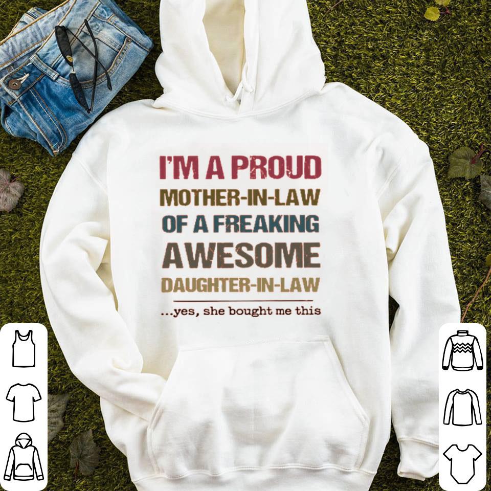 I’m A Proud Mother In Law Of A Freaking Awesome Shirt
