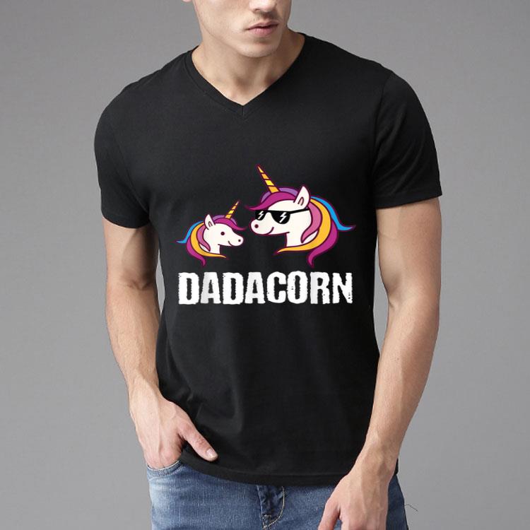 Dadacorn Father Unicorn Fathers Day Shirt