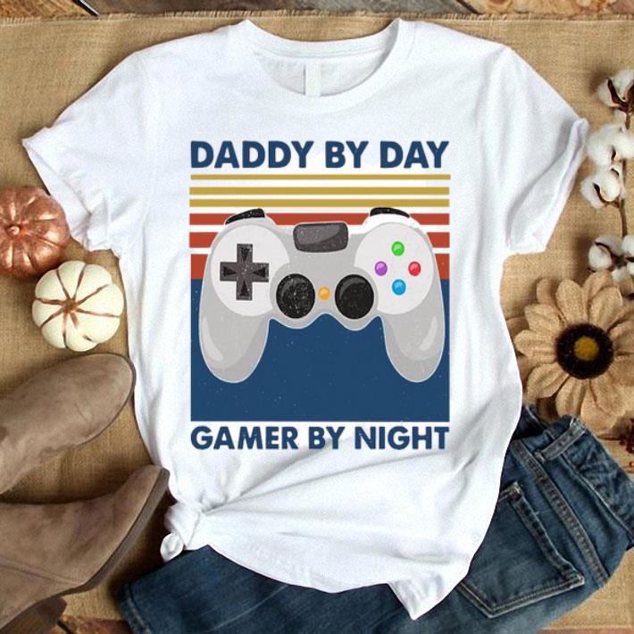 Daddy By Day Gamer By Night Controller Shirt
