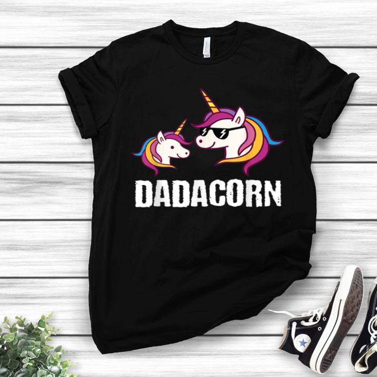 Dadacorn Father Unicorn Fathers Day Shirt