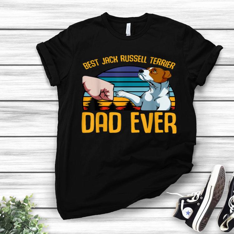 Best Dad Ever Jack Russell Terrier Cute Animal Dog Pet Shirt