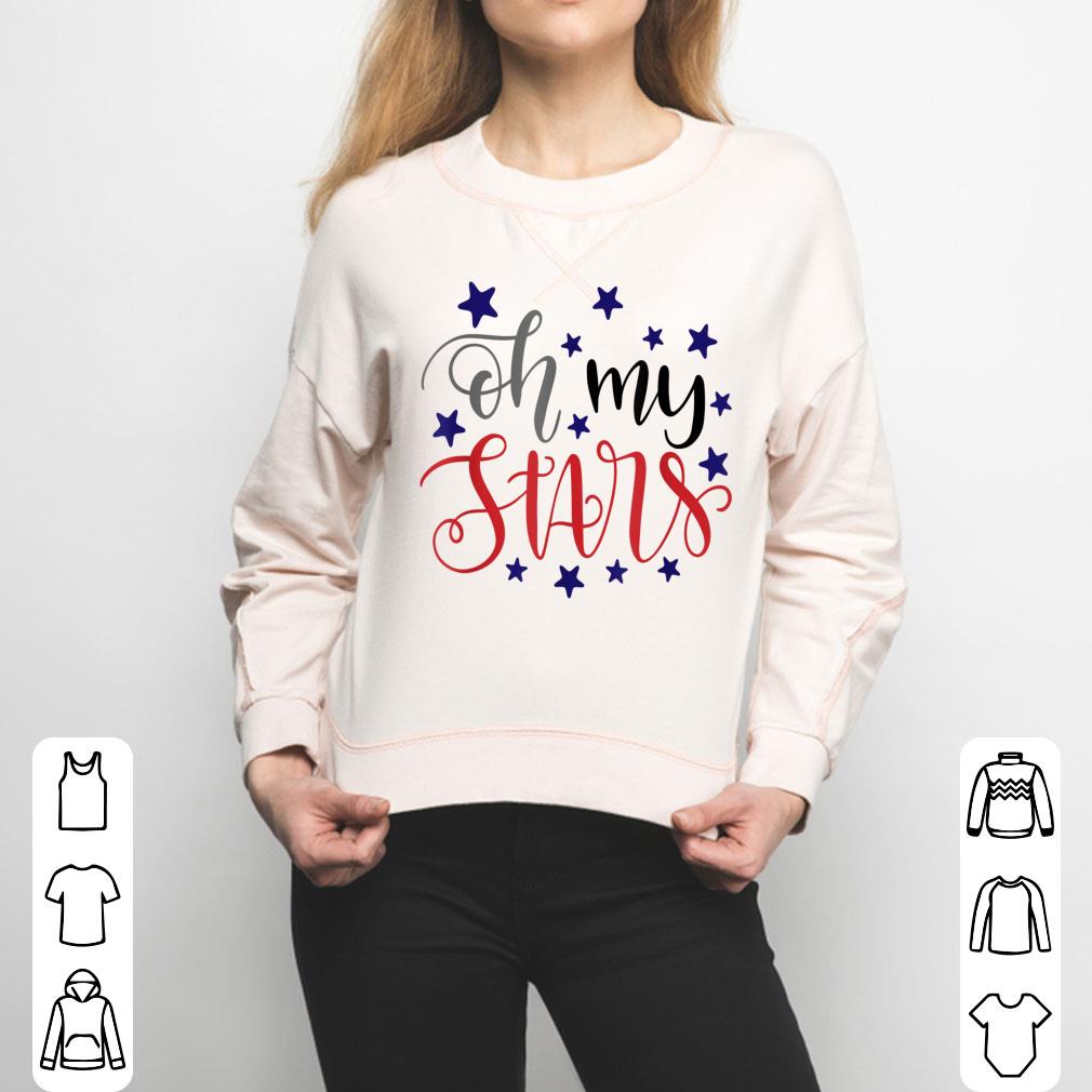 July 4th America USA Oh My Stars Mom Wife Shirt