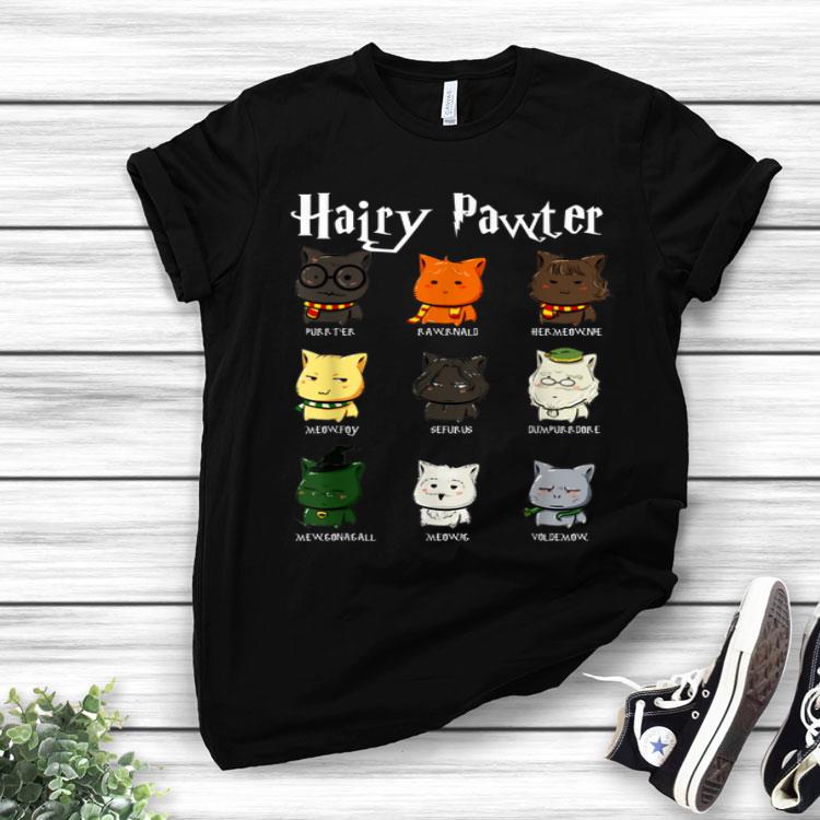 Hairy Pawter Potter Cats Cute Shirt