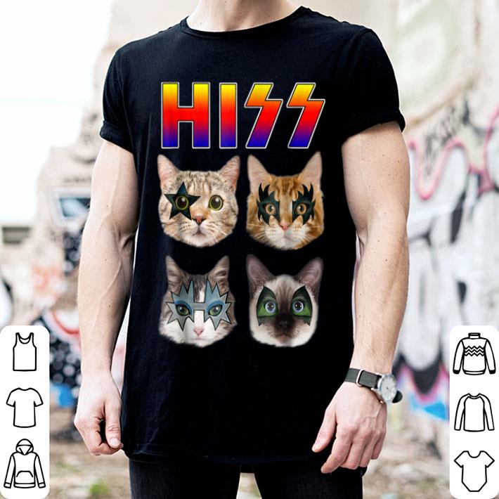 Hiss Cats Kittens Rock Rockin Pun Shirt