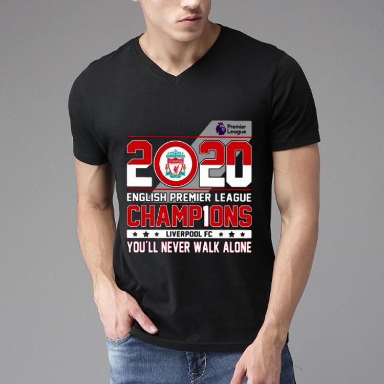 English Premier League Champions Liverpool Fc You’ll Never Walk Alone 2020 Shirt