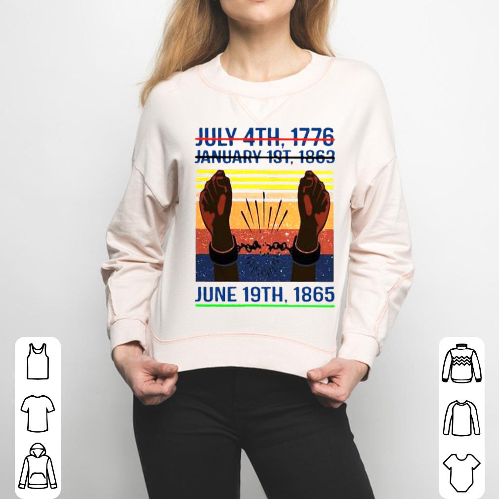 June 19th 1865 Juneteenth Vintage Shirt