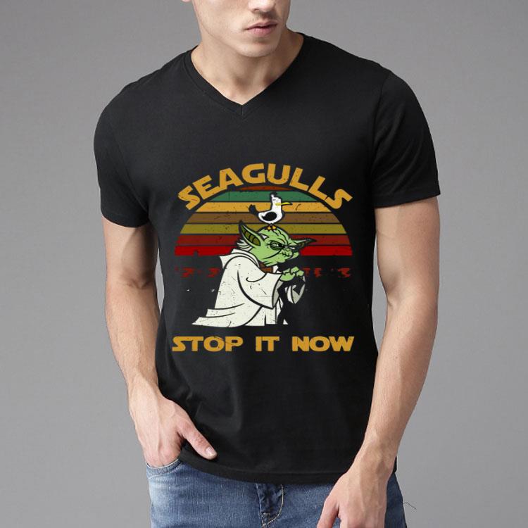 Master Yoda Seagulls Stop It Now Vintage Shirt