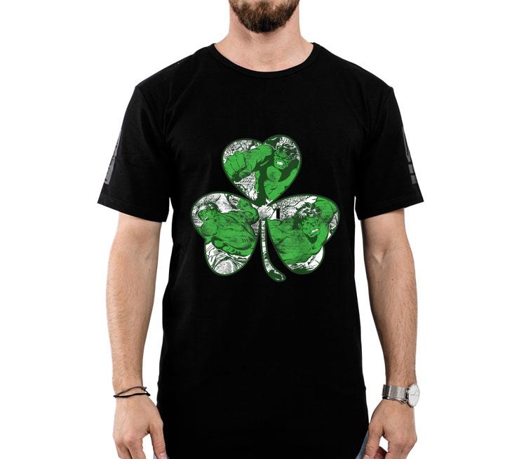 Marvel Hulk Vintage Comic Shamrock St. Patrick's Shirt