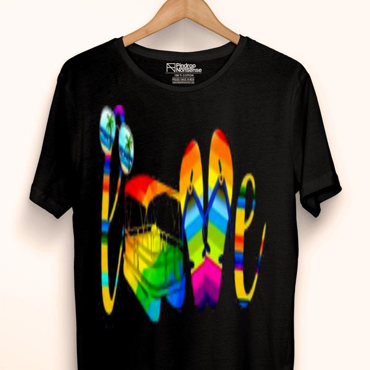 LGBT Love Sign Language Camping Shirt