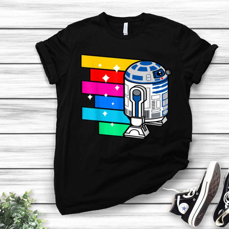 Star Wars R2-D2 Rainbow Roll Cartoon Shirt