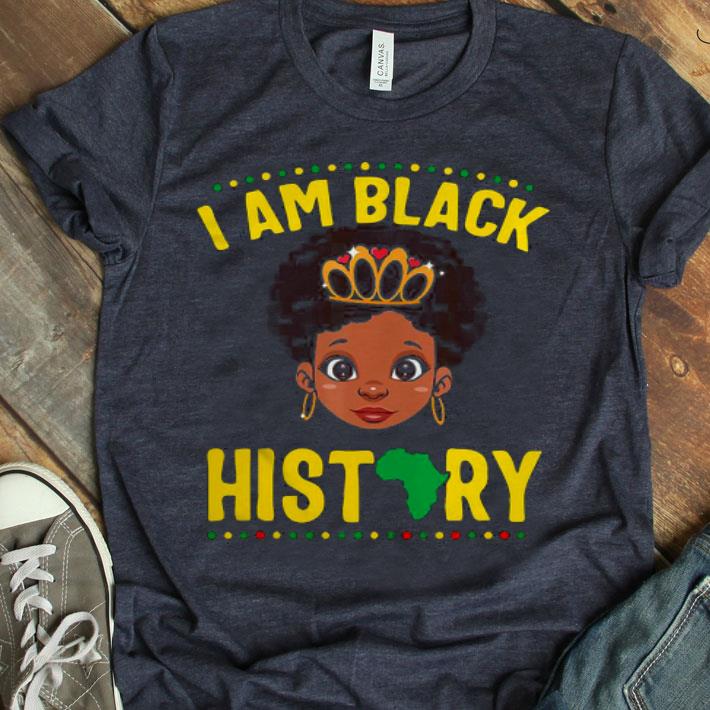 I Am Black History Educated Black History Women Flag Africa Shirt