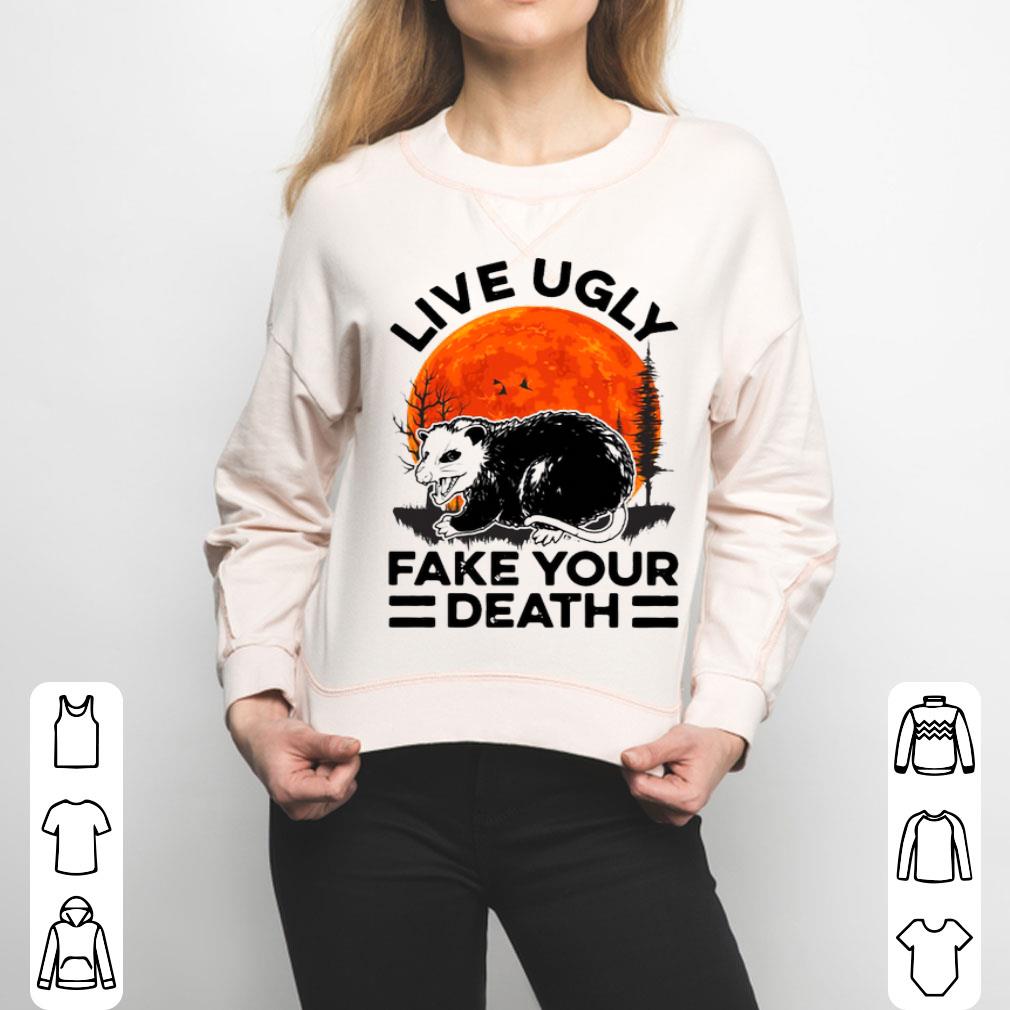 Opossum Live Ugly Fake Your Death Sunset Shirt