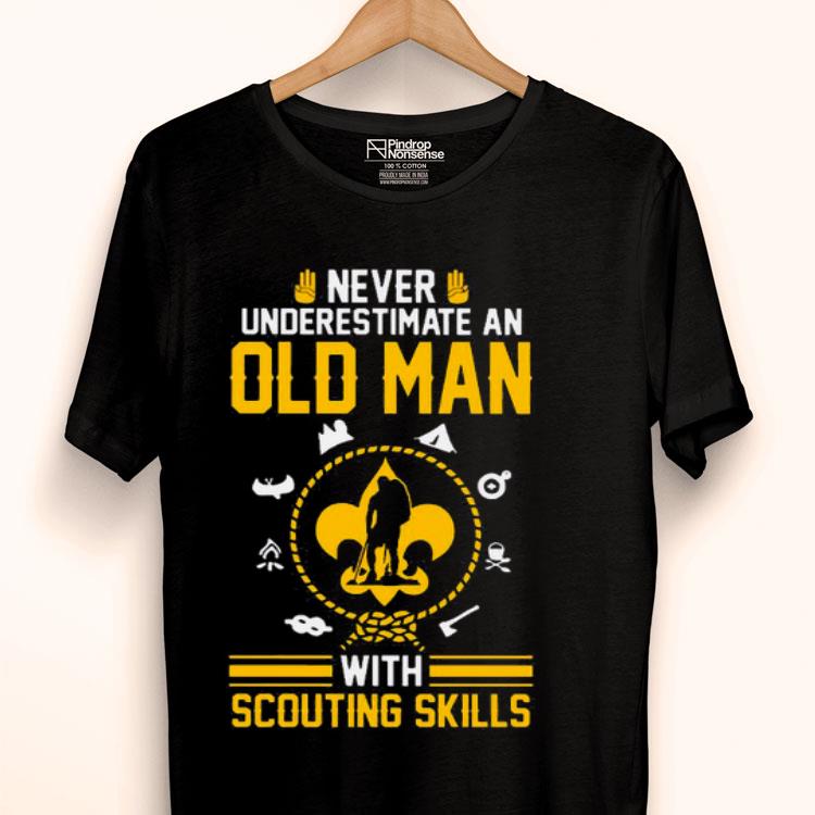 Never Underestimate An Old Man With Scouting Skill Shirt