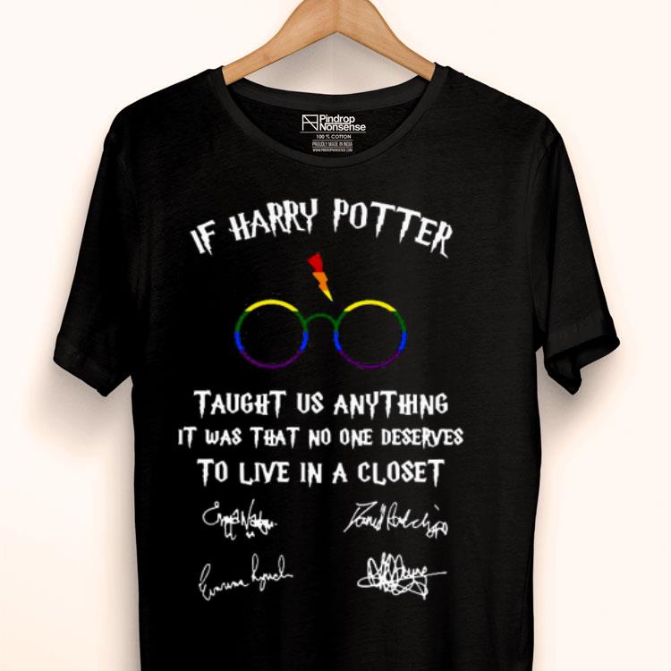 LGBT If Harry Potter Taught Us Anything Shirt