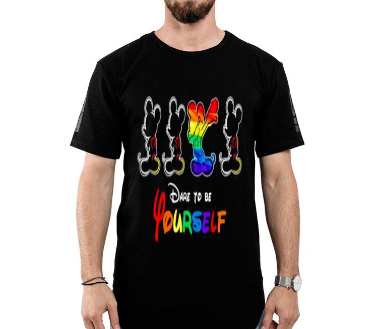 LGBT Mickey Mouse Dare To Be Yourself Shirt