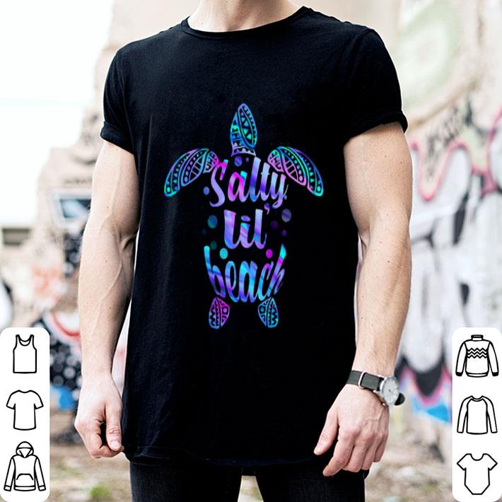 Turtle Salty Liltle Beach Shirt