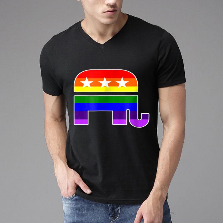 LGBT Republican Elephant Pride Flag Conservative Shirt, hoodie, sweater ...