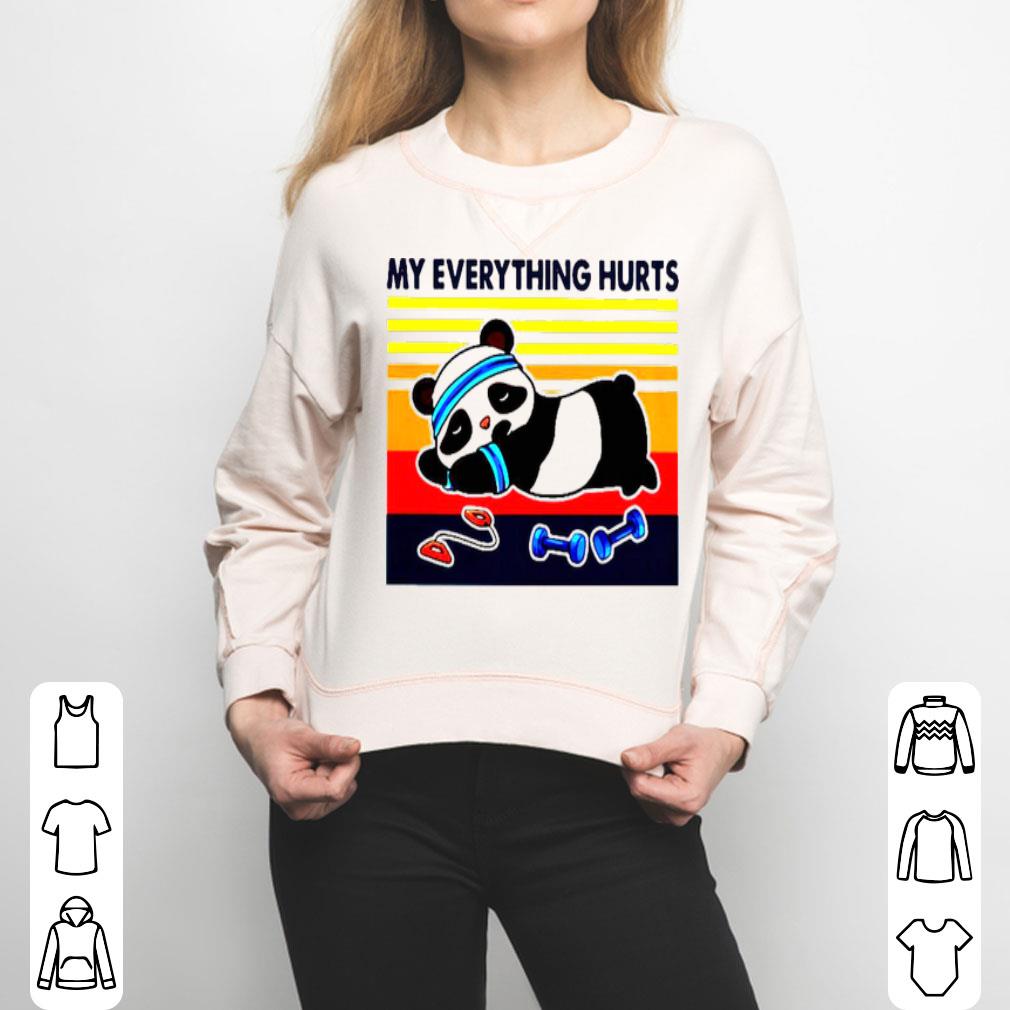 Panda My Everything Hurts Vintage Shirt