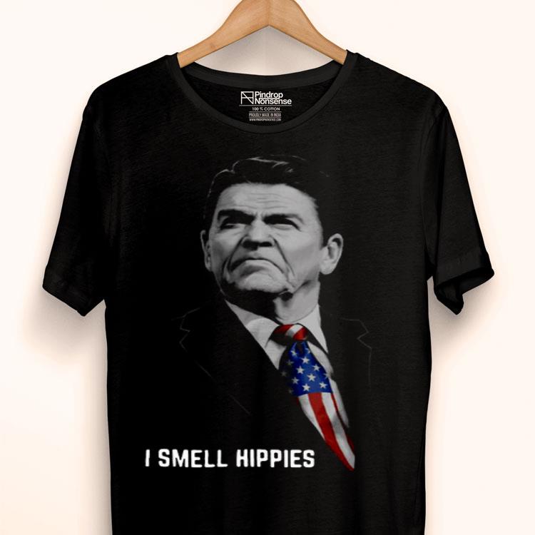 Ronald Reagan I Smell Hippies Shirt
