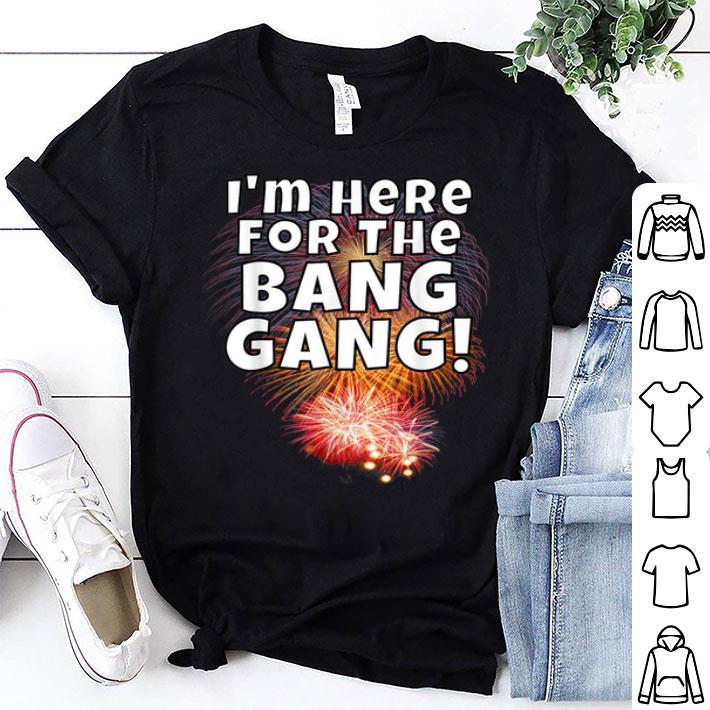 Bang Gang Fireworks 4th Of July Pun Meme Joke Quote Shirt