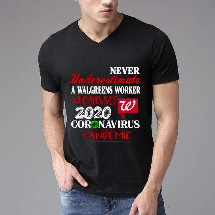 Never Underestimate A Walgreens Worker 2020 Coronavirus Pandemic Shirt