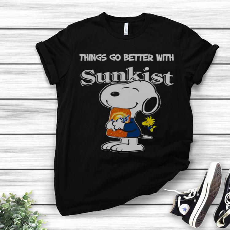 Snoopy Hug Sunkist Things Go Better With Sunkist Shirt