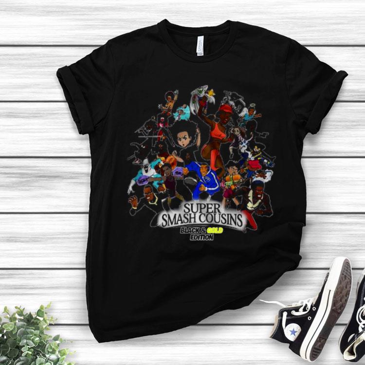 Super Smash Cousins Black And Gold Edition Shirt