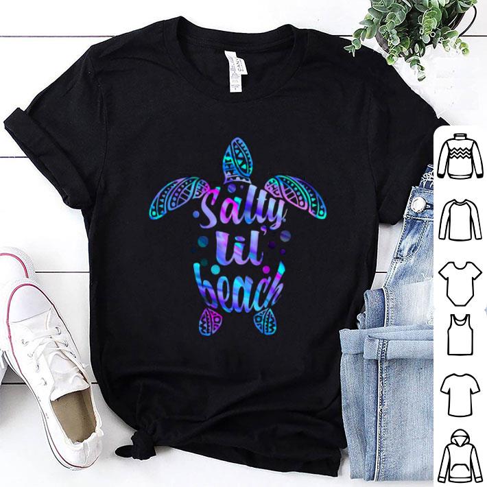 Turtle Salty Liltle Beach Shirt