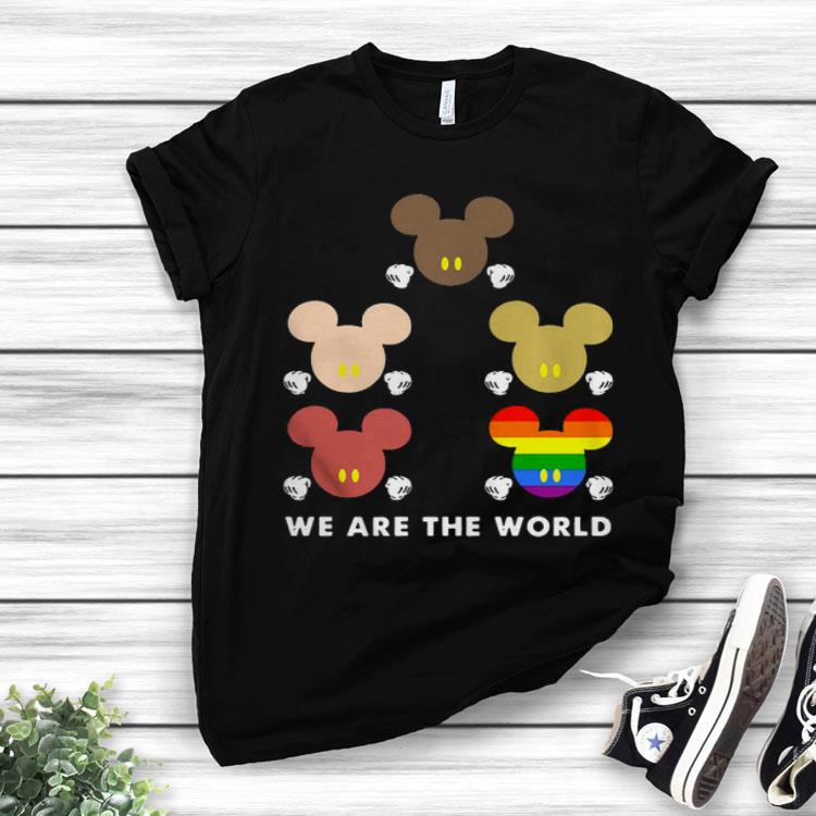 LGBT Mickey We Are The World Shirt