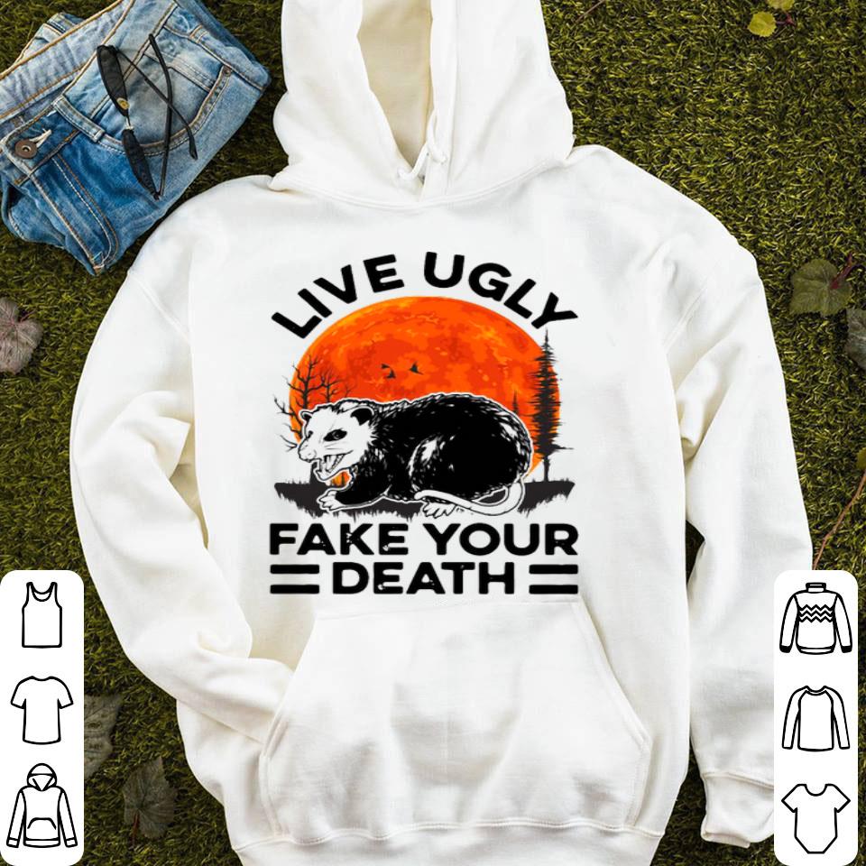 Opossum Live Ugly Fake Your Death Sunset Shirt