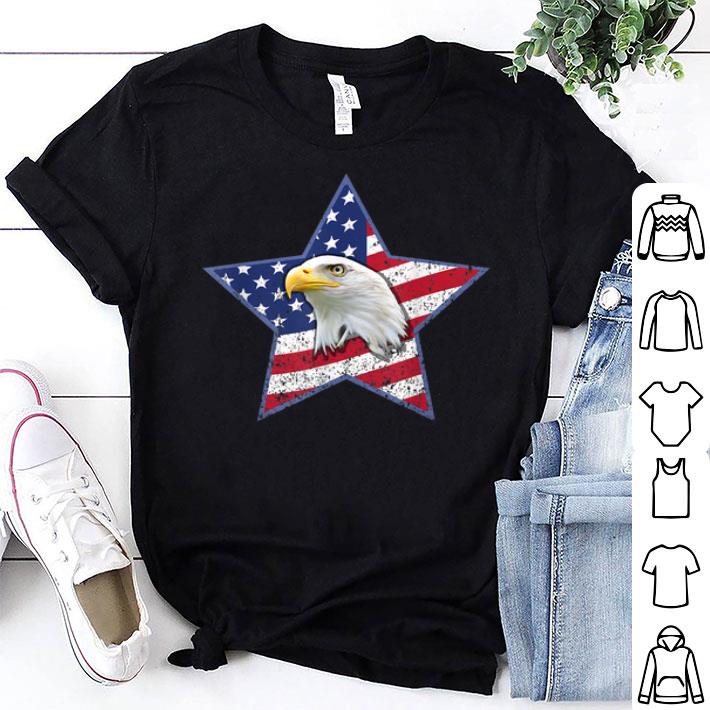 Stars And Stripes American Pride 4th Of July Bald Eagle USA Shirt
