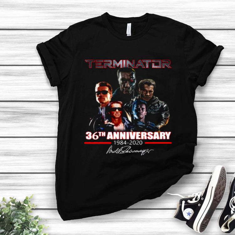 Terminator 36th Anniversary Signature.png Shirt