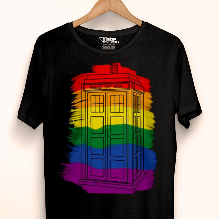 Police Public Call Box Tardis LGBT Gay Pride Shirt