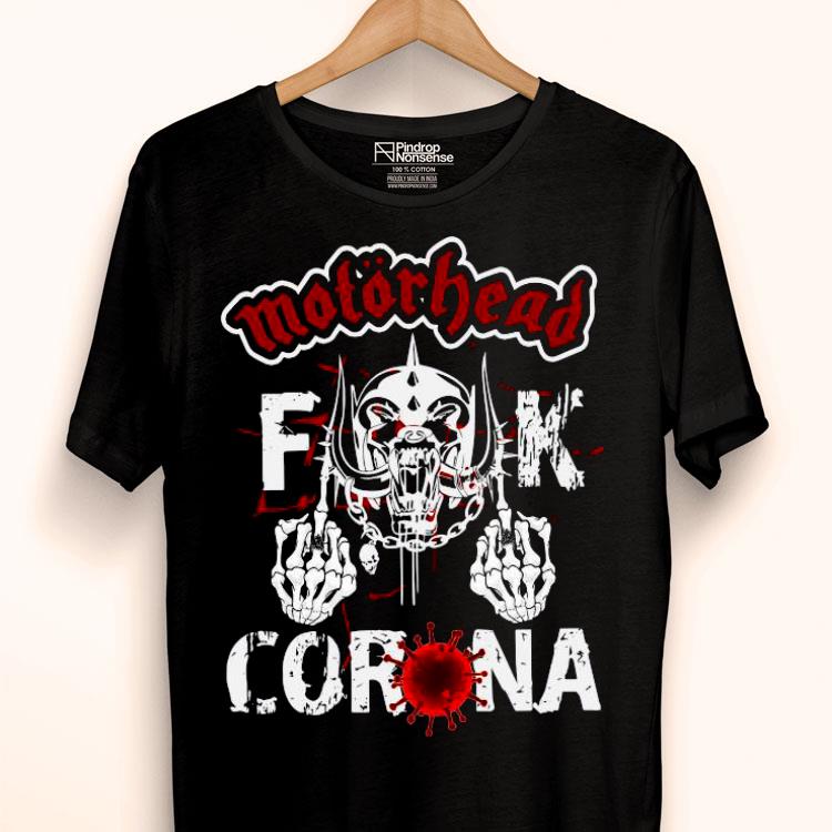 Viking Skull Motorhead Fuck Coronavirus Shirt