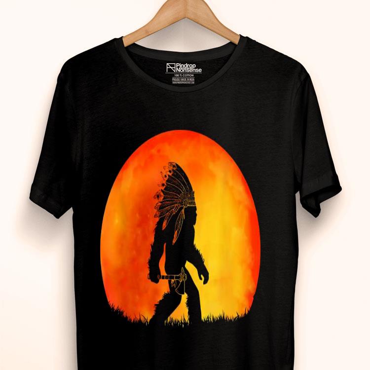 Bigfoot American Native Moon Shirt