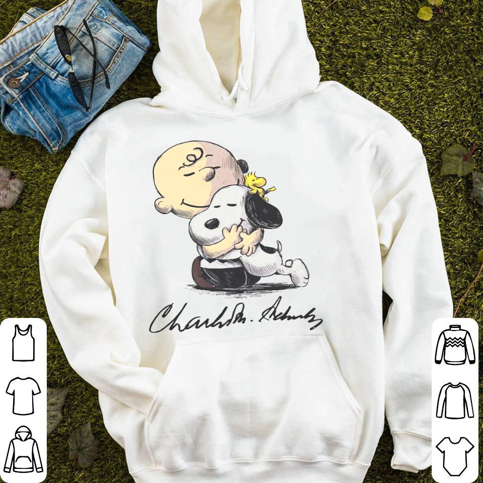 The Charlie Brown Hug Snoopy Signature Shirt