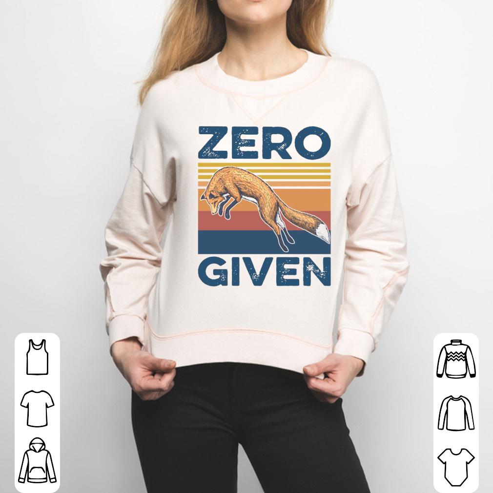 Fox Zero Given Vintage Shirt