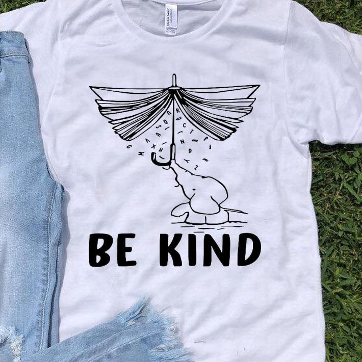 Elephant Umbrella Book Be Kind Shirt