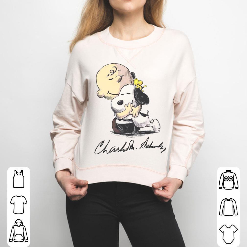 The Charlie Brown Hug Snoopy Signature Shirt
